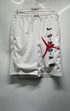 Load image into Gallery viewer, Air Jordan Boys White Elastic Waist Basketball Athletic Shorts Size M 10-12 Yrs
