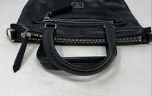 Load image into Gallery viewer, Fossil Womens Dawson Black Leather Double Handle Crossbody Strap Satchel Bag
