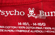 Load image into Gallery viewer, Psycho Bunny Boys Red Cotton Crew Neck Short Sleeve T-Shirt Size 14-16/L
