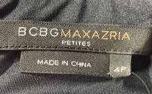 Load image into Gallery viewer, BCBGMAXAZRIA Womens Black Woven Sleeveless Mini Dress Size 4 With Tag
