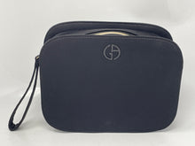 Load image into Gallery viewer, Giorgio Armani Beauty Womens Black Makeup Cosmetic Bag Stained
