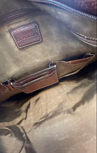 Load image into Gallery viewer, El Portal Womens Brown Leather Inner Zipped Pocket Bottom Studs Shoulder Bag
