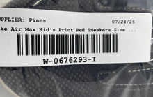 Load image into Gallery viewer, Nike Kids Air Max INTRLK Lite Black Red Low Top Lace-Up Sneaker Shoes Size 5.5Y
