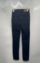 Load image into Gallery viewer, Levi's Womens Dark Blue Denim Pockets Skinny Leg Jeans Size 25
