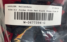 Load image into Gallery viewer, Nike Kids Air Jordan 1 Low 553560-605 Red Black Lace-Up Sneaker Shoes Size 4Y
