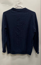 Load image into Gallery viewer, Alfani Mens Navy Blue Long Sleeve Knitted Pullover Sweater Size XL
