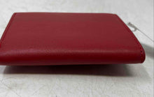 Load image into Gallery viewer, Aldo Womens Red Leather Credit Card Slots Trifold Wallet With Tag
