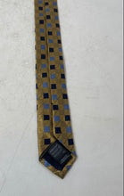Load image into Gallery viewer, ST Michael Mens Multicolor Geometric Print Italian Silk Adjustable Designer Tie
