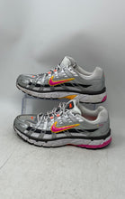 Load image into Gallery viewer, Nike Womens P-6000 BV1021-100 Silver Gray Pink Low Top Running Shoes Size 8.5

