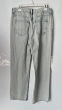 Load image into Gallery viewer, Massimo Dutti Womens Gray Denim Pockets Light Wash Wide-Leg Jeans Size 8
