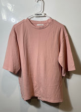 Load image into Gallery viewer, Zara Womens Pink Short Sleeve Crew Neck Pullover Stretch T-Shirt Size Small
