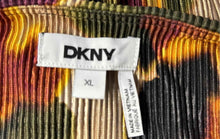 Load image into Gallery viewer, DKNY Womens Multicolor Printed Long Sleeve Pullover Blouse Top Size XL
