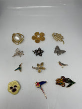 Load image into Gallery viewer, Women's "From My Garden Series" Multicolored Brooches (12 Pcs)
