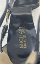 Load image into Gallery viewer, Michael Kors Womens Karina Black Open Toe Back-Zip Strappy Sandals Size 9M
