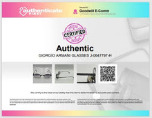 Load image into Gallery viewer, Authentic Giorgio Armani Women's Black Glasses
