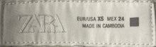 Load image into Gallery viewer, Zara Womens White Pockets Flat Front Straight Leg Trouser Pants Size XS
