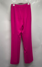 Load image into Gallery viewer, Zara Womens Pink Flat Front Straight Leg Side Zip Trouser Pants Size XS
