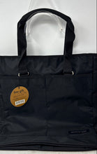 Load image into Gallery viewer, Kenneth Cole Womens Black Double Handle Inner Pocket Zip Top Tote Handbag W/ Tag
