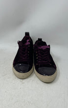Load image into Gallery viewer, Massimo Dutti Womens Purple Velvet Lace-Up Low Top Sneakers Shoes Size EUR 38
