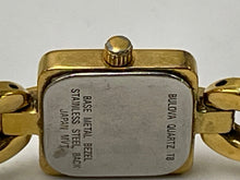 Load image into Gallery viewer, Authentic Bulova Women's Gold Watch.
