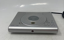 Load image into Gallery viewer, Coby Silver Dolby Digital MP3 Ultra Compact Portable DVD Player Powers On
