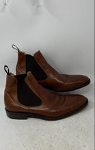 Load image into Gallery viewer, Sore' Roma Mens Brown Leather Square Toe Ankle Chelsea Boots Size EUR 42.5
