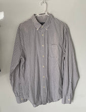 Load image into Gallery viewer, Abercrombie &amp; Fitch Mens White Gray Gingham Long Sleeve Button-Up Shirt Size XL
