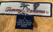Load image into Gallery viewer, Tommy Bahama Mens Mustard Yellow Leaf Print Short Sleeve Button-Up Shirt Size L
