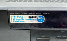 Load image into Gallery viewer, Kenwood Model VR-406 Black Dolby Digital Surround Sound Audio Video Receiver
