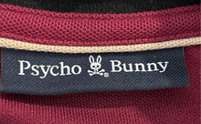 Load image into Gallery viewer, Psycho Bunny Boys Burgundy Cotton Short Sleeve Collared Polo Shirt Size 14-16
