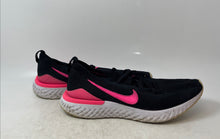 Load image into Gallery viewer, Nike Mens Epic React Flyknit 2 BQ8928-013 Black Pink Running Shoes Size 11
