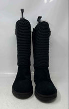 Load image into Gallery viewer, Ugg Womens Shaina Black Suede Round Toe Mid Calf Snow Boots Size 9
