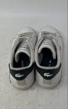 Load image into Gallery viewer, Lacoste Kids Powercourt 124 White Blue Leather Lace-Up Sneakers Shoes Size 1
