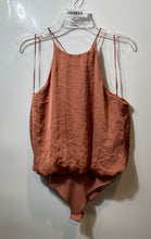Load image into Gallery viewer, Zara Womens Pink Sleeveless Racerback Crew Neck Bodysuit Tank Top Size Medium

