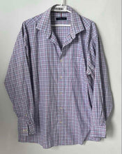 Load image into Gallery viewer, Tommy Hilfiger Mens Multicolor Plaid Regular Fit Stretch Dress Shirt Sz 17-17.5
