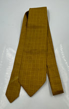 Load image into Gallery viewer, Salvatore Ferragamo Mens Yellow Geometric Print Silk Designer Tie Made In Italy
