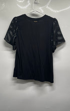 Load image into Gallery viewer, Michael Kors Womens Black Short Sleeve Crew Neck Pullover T-Shirt Size L/G

