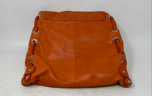 Load image into Gallery viewer, Charles David Womens Orange Leather Inner Pocket Adjustable Strap Crossbody Bag
