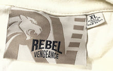 Load image into Gallery viewer, Rebel Vengeance Mens Beige Cotton Short Sleeve Crew Neck Pullover T-Shirt Sz XL
