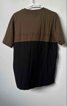 Load image into Gallery viewer, Hugo Boss Mens Brown Black Colorblock Crew Neck Pullover T-Shirt Size XL
