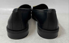 Load image into Gallery viewer, Michael Kors Womens Black Faux Leather Moc Toe Slip-On Loafer Shoes Size 7M
