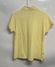 Load image into Gallery viewer, Arnold Palmer Womens Yellow Cotton Short Sleeve Golf Polo Shirt Size 16
