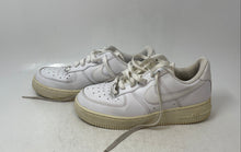 Load image into Gallery viewer, Nike Womens Air Force 1 Low 07 315115-112 White Leather Sneakers Shoes Size 8
