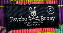 Load image into Gallery viewer, Psycho Bunny Mens Multicolor Geometric Print Swim Trunks Shorts Size Small
