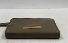 Load image into Gallery viewer, Authentic Marc By Marc Jacobs Womens Gray Leather Wristlet Wallet Damaged
