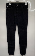 Load image into Gallery viewer, Armani Exchange Womens Black Denim Stepped Hem Super Skinny Jeans Size 28
