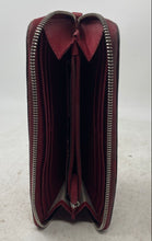 Load image into Gallery viewer, Michael Kors Womens Red Saffiano Leather Zipper Jet Set Travel Wristlet Wallet
