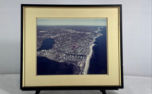 Load image into Gallery viewer, Massachusetts Surface Area Aerial Coastal Landscape Framed Photograph Wall Decor
