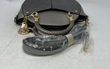 Load image into Gallery viewer, Mia K. Collection Womens Silver Gold Charm Inner Pockets Top Handle Handbag
