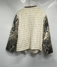 Load image into Gallery viewer, Chico's Womens Multicolor Paisley Long Sleeve Crew Neck Full-Zip Jacket Size 3
